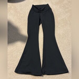 Elegant Black Flared Women's Leggings
